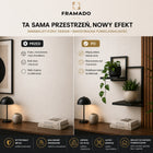 Kwietnik loft wiszący metalowy czarny 2PÓŁKI produkt polski premium ścienny półka na rośliny, ekspozytor na doniczki