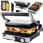 Grill elektryczny Yoer Opiekacz Panini 2000W +Prog czasu temp + opcj. gofry nominalna