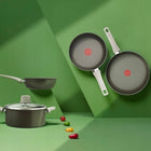 Patelnia ceramiczna nieprzywierająca 24cm Tefal RENEW BLACK indukcja do smażenia, okrągła, na kuchenkę gazową i