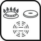 Patelnie Tefal ingenio extra czarna non-stick 24/28 cm zestaw 3 el do smażenia, odpinany uchwyt, do piekarnika i