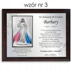 Prezent 18 30 40 45 50 60 65 70 80 90 urodziny XL srebro obrazek ze srebra pamiątka dla jubilata z grawerem i nadrukiem