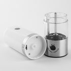Młynek do pieprzu do soli przypraw ceramiczny elektryczny USB biały młynek elektryczny tworzywo sztuczne
