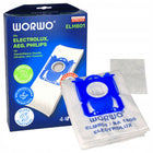 16 szt Worki do odkurzacza Electrolux s-bag philips FC9170 performer ELMB01 zapasowe, wymienne, do zbierania kurzu i