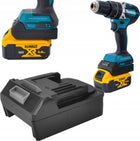 ADAPTER PRZEJŚCIÓWKA Z NARZĘDZIA MAKITA LXT 18V NA BATERIE DEWALT XR 18V konwerter zasilania, łącznik do elektronarzędzi