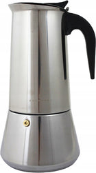 Kawiarka zaparzacz do kawy espresso 12 filiżanek 600 ml indukcja edenberg kafetiera moka, stalowa srebrna