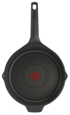 Patelnia Garnek do bigosu TEFAL 26 cm Pokrywka Indukcja garnek tradycyjny 1 l czarny aluminiowe