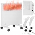 Grzejnik Elektryczny Konwektorowy ścienny Termostat ENERGOOSZCZĘDNY 1000W 465 mm 420 mm grzewcza biały