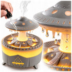 Nawilżacz powietrza RGB UFO parowy aromaterapia grzybek 200 ML pilot cichy nawilżacz parowy 15.6 w