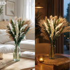 Bukiet Suszonych Kwiatów Boho Pampas Eukaliptus Premium 50 cm dekoracja wnętrz, ozdoba do wazonu, kompozycja