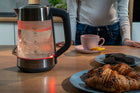 Czajnik götze & jensen KT875G 1.7 l 2200 w srebrny/szary szkło, tworzywo sztuczne
