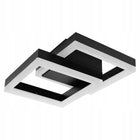 Lampa sufitowa LED wisząca żyrandol LED do salonu kuchni Nowoczesna 32W NW czarna aluminiowa oprawa oświetleniowa 2
