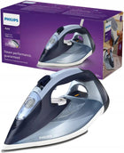 Żelazko parowe philips azur Series 7000 DST7020/20 SteamGlide Plus 2800W ceramiczna stopa, blokada kapania, do