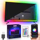 Taśma LED USB do TV RGB 4m Ledy do Telewizora Podświetlenie aplikacja pilot oświetlenie dekoracyjne, wielokolorowe 5V