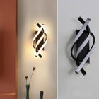 Lampa ścienna kinkiet LED wewnętrzny 22W 3000K-6000K do sypialni, salonu oprawa naścienna beżowa biała 33 cm klasa a