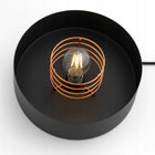 Lampa wisząca LEDLUX LX1127 1 -punkty światła E27 czarna metalowa oprawa do salonu, jadalni i kuchni, klosz 20 cm