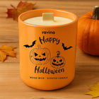 Świeca sojowa zapachowa Halloween Dynia Pumpkin Spice 175 g drewniany knot świeczka aromatyczna do domu, dekoracja