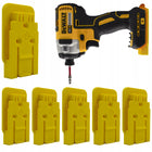 P4U 6x Uchwyt na narzędzia Dewalt 18V Flexvolt XR organizer bitów, 7 magnesów, montaż śrubowy