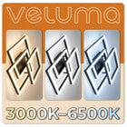 Lampa Sufitowa LED Veluma 40W 3000K-6500K Płynna Regulacja Ściemniana Pilot plafon kwadratowy 48 cm, zmienna barwa