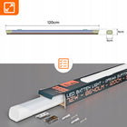 Lampa LED Oprawa Sufitowa 72W 120cm 8640lm Garaż Biała Mocna premium 230V plafon prostokątny do warsztatu i magazynu