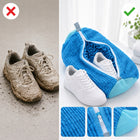Worek do prania butów 4 SZT siatka torba obuwia mikrofibra pralka ochronna do sneakersów, tenisówek, materiał