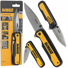 Nóż składany DeWALT Quick & Flip kieszonkowy 82 mm DWHT10993-0 narzędzie tnące do prac warsztatowych i montażowych