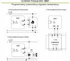 ENGO E901 przewodowy regulator tempeatury kc701