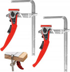 Ścisk stolarski Kopier 160 mm x 60 mm dźwigniowy 2 szt. zacisk do drewna, mocowanie i klejenie elementów, narzędzie