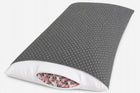 Poduszka do spania na boku i przytulania melange grey długa wygoda 125x50cm piankowe wypełnienie, certyfikat oeko-tex