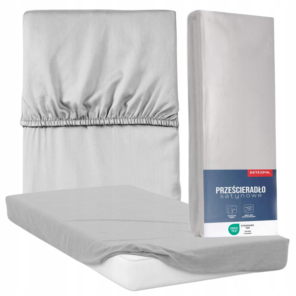 Prześcieradło z gumką 160x200 różne kolory na materac 25cm poliester, do łóżka, tekstylia sypialniane