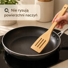 Zestaw Przyborów Kuchennych Bambusowych 7 Elementów Stojak Łyżki Drewniane szpatułki do naleśników, łopatki z otworami