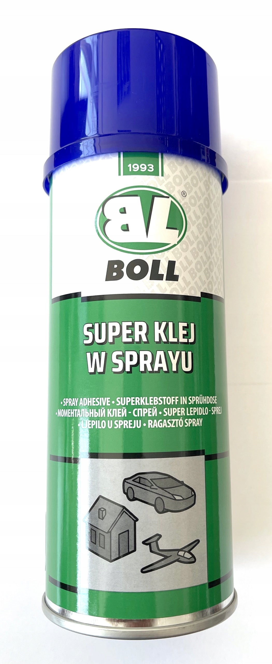 400ml Klej w sprayu boll do Tkanin Tapicerki drzwiowej Boczków Podsufitki tkanina 1 szt.