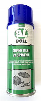 400ml Klej w sprayu boll do Tkanin Tapicerki drzwiowej Boczków Podsufitki tkanina 1 szt.