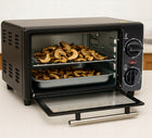 Mini piekarnik elektryczny 10l - suszarka do grzybów rożno grill czasomierz 10 l 750 w czarny