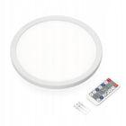 Lampa LED Plafon 18W Czujnik Ruchu Zewnętrzny IP54 3000k, 4000k, 6000k oprawa okrągła biała z 3 barwami światła do