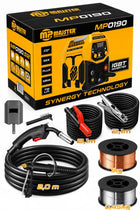 Spawarka inwerterowa MIG Co2 półautomat MP0190 synergia majster MP do spawania MMA i TIG, 230 V, 20–190 a, drut 0,8–1,0