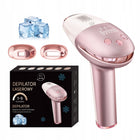 Depilator IPL do włosów ciała laserowy bikini NÓG depilacja bezbolesny RÓŻ różowy