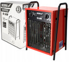 Nagrzewnica elektryczna grzejnik DEDRA 9kW MOCNA 9000W farelka 3-fazy 400V grzewcza