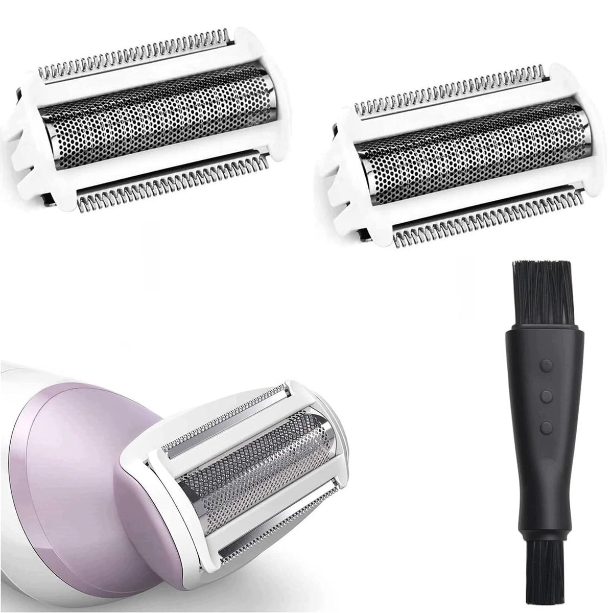 2x Głowica tnąca do depilatora philips BRL140 BRL130 BRL136 BRL146 głowica do golarki biały golarka