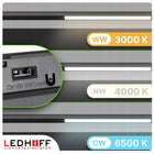 Lampa LED liniowa szynowa magnetyczna Reflektor 18W czarny 45cm 3 barwy CCT oprawa do szynoprzewodu, do salonu, kuchni