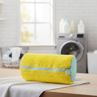 Torba do prania butów do pralki suszarki worek do podróży 39x19cm pokrowiec na obuwie, żółty, pojemność 5 l