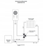 Auraton hydra ( S10 ) sterownik regulator zaworu mieszającego 3dr 652 kontroler pompy do instalacji grzewczej