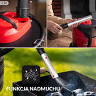 Odkurzacz do popiołu kominka przemysłowy bezworkowy separator gruzu 2000W do pieca i paleniska, filtr klasy H, zbiornik
