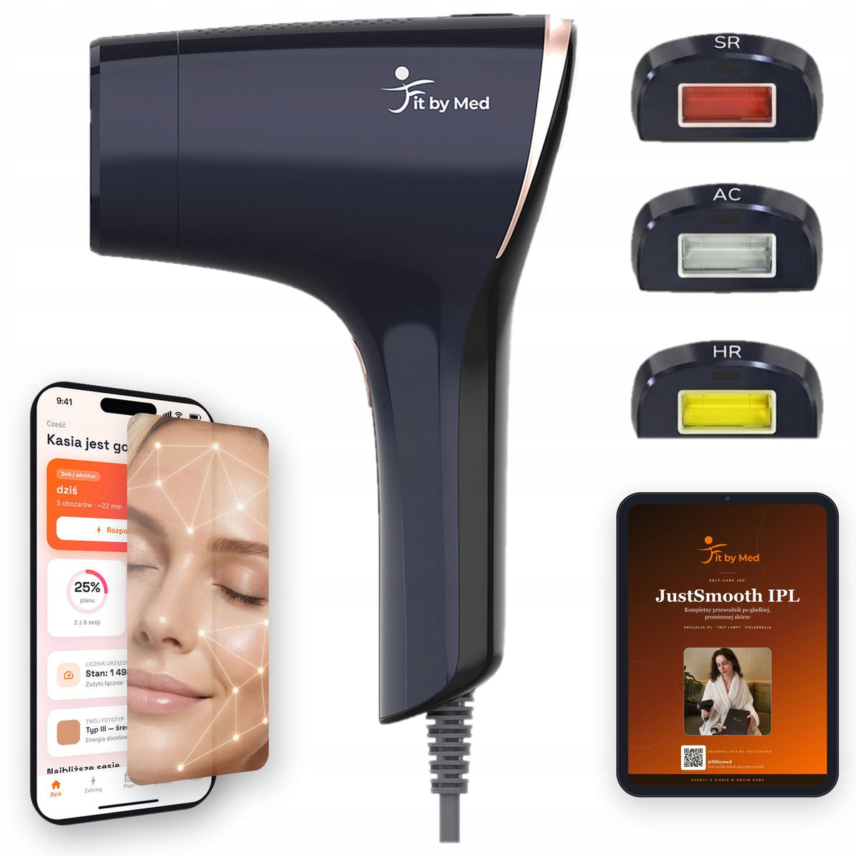 Depilator IPL Laserowy Bezbolesny do twarzy bikini NÓG Odmładzanie prezent