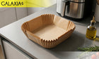 WKŁAD AIR FRYER 400 SZT PAPIER 20x20cm WKŁADY DO FRYTKOWNICY BEZTŁUSZCZOWEJ papier do pieczenia 20 cm /Wzór