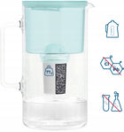 Szklany dzbanek filtrujący Wessper D2 borosilicate 3l miętowy + filtr zielony