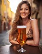 Zestaw 6 szklanek kufli 420ml do piwa Koktajli do napojów, przezroczyste szkło, nadają się do mycia w zmywarce