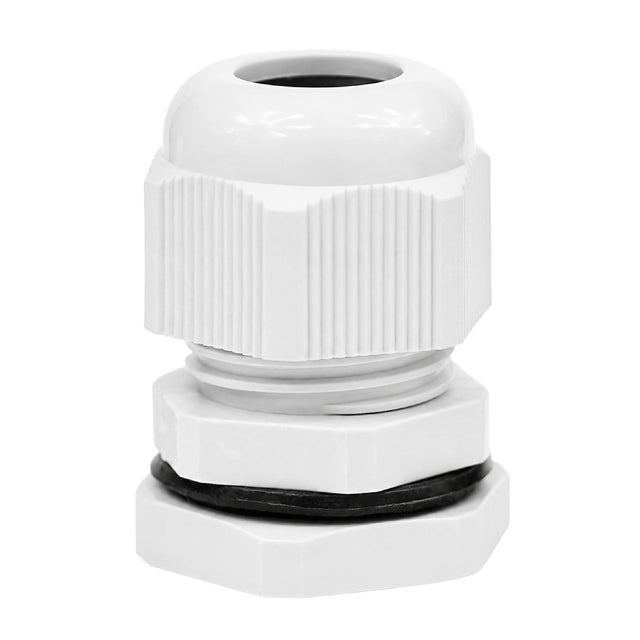 Dławik kablowy metryczny dławnica kablowa M32 x10 przepust szczelny do przewodu, złączka hermetyczna, maksymalna średnica kabla 21 mm, szary