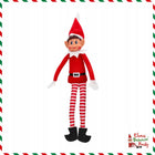 Oryginalny ELF psotnik elves behavin badly psotny skrzat chłopiec 40cm dekoracja bożonarodzeniowa, figurka świąteczna z