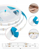 Taśma LED COB neon 5m RGB CCT biały ciepły neutralny zimny 2700-6500K 840/m pasek świetlny, listwa świetlna, do wnętrz