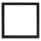 Lampa sufitowa LED plafon wisząca ścienna czarna 2x E27 Nowoczesna LX-909 kwadratowa oprawa bez żarówek, 27 x 17,5 cm